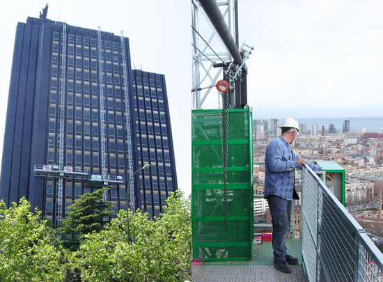 Mast Climbing Work Platform - Scatech Gondola Mast Climber – SCATECH ...